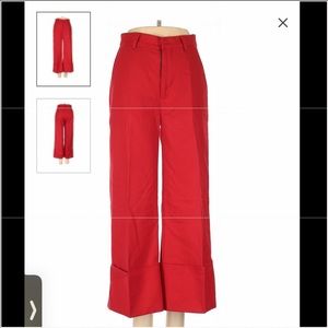 NEVER WORN: Sea New York Red Corbin Cuff Pants